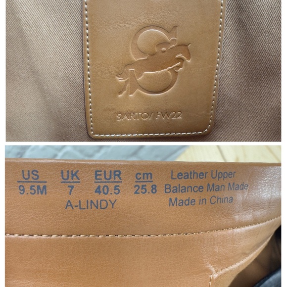 FRANCO SARTO Women's A-Lindy Black High Shaft Boots Sz US 9.5 Minimalist - Picture 2 of 16